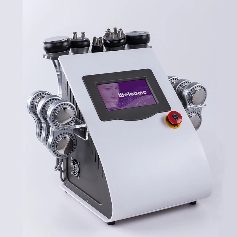 

6in1 Blasting instrument 8 ring positioning shock wave 40K explosive equipment slimming machine thin waist thin belly