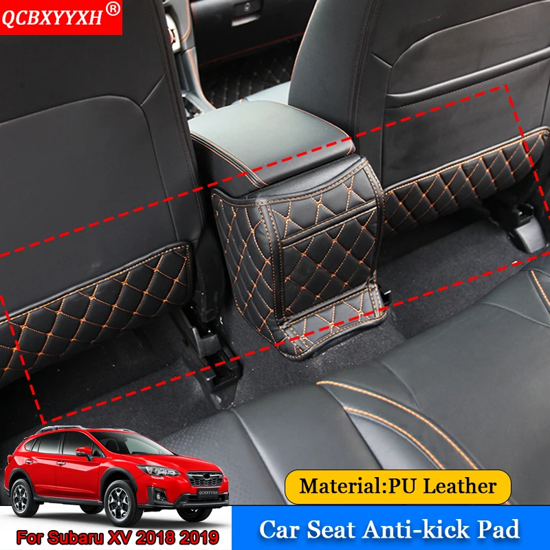 

QCBXYYXH Car-styling 3pcs Interior Seat Protector Side Edge Protection Pad Car Stickers Anti-kick Mats For Subaru XV 2018 2019