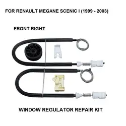 Оконный регулятор полный клип набор RENAULT MEGANE SCENIC I стеклоподъемник Ремонтный комплект правая передняя сторона
