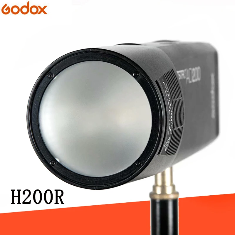 Godox H200R Кольцевая вспышка Head разделения удлинитель Портативный со спиральным вспышка стробоскоп-вспышка для Godox AD200 флэш-памяти