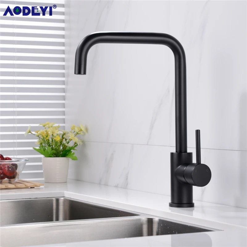  Kitchen Faucet Brass 360 Degree Hot And Cold Kitchen Water Tap Mixer Dual Sink Rotation With Aerato - 32981138814