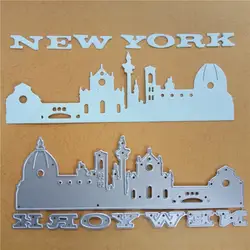 Estel Нью Йорк здание 2019 Металл резка DIES Cut DIY записная книжка карты Альбом трафареты для тиснения удар