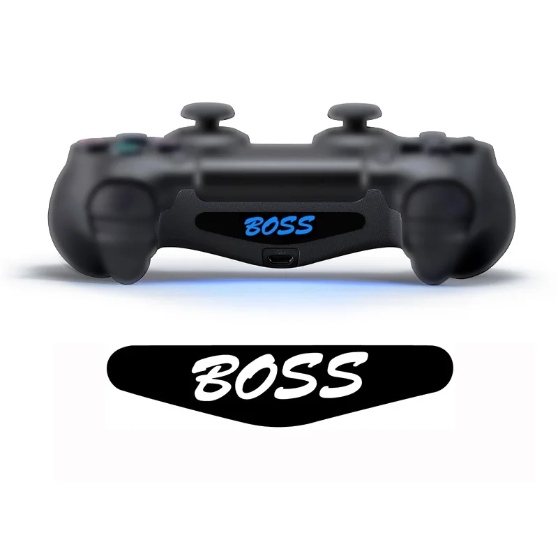 FZQWEG 2 pcs Video Game Controller Light Bar Lightbar Decal Sticker For PS4 Playstation 4 random number