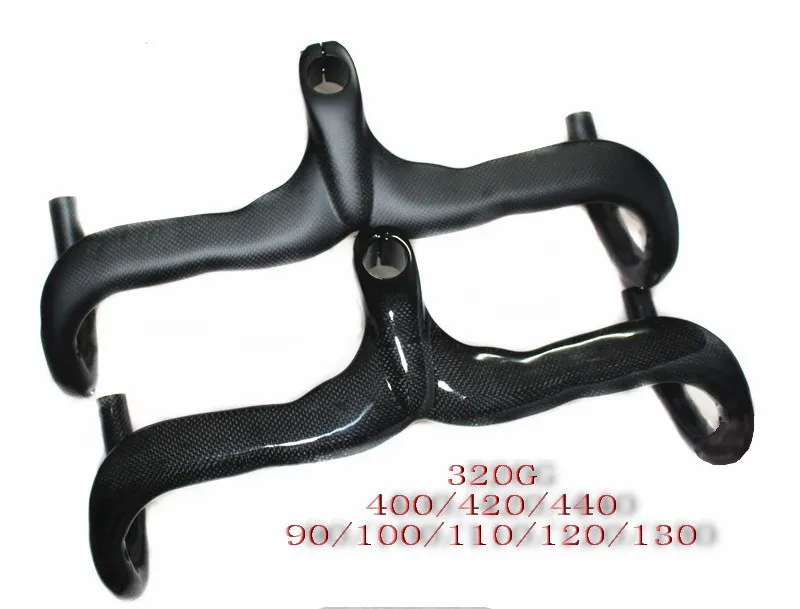 

No standard / famous brand full carbon fiber bend the / road bicycle handlebar bend to one / the group / piece handlebar 320G