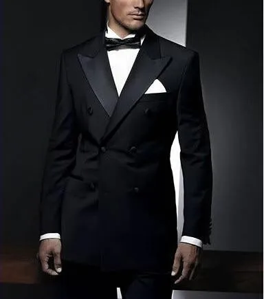 Комплект из 3 предметов (куртка + брюки + галстук-бабочка) максимумом нагрудные Для мужчин костюмы Мода Custome сделано мужской костюм Slim Fit