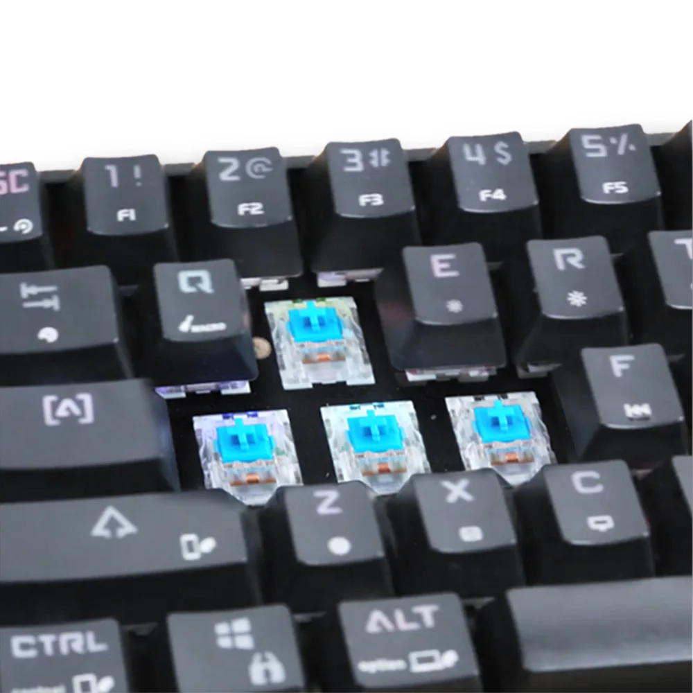 DK61 Беспроводная механическая клавиатура Bluetooth 61 клавиша синие переключатели