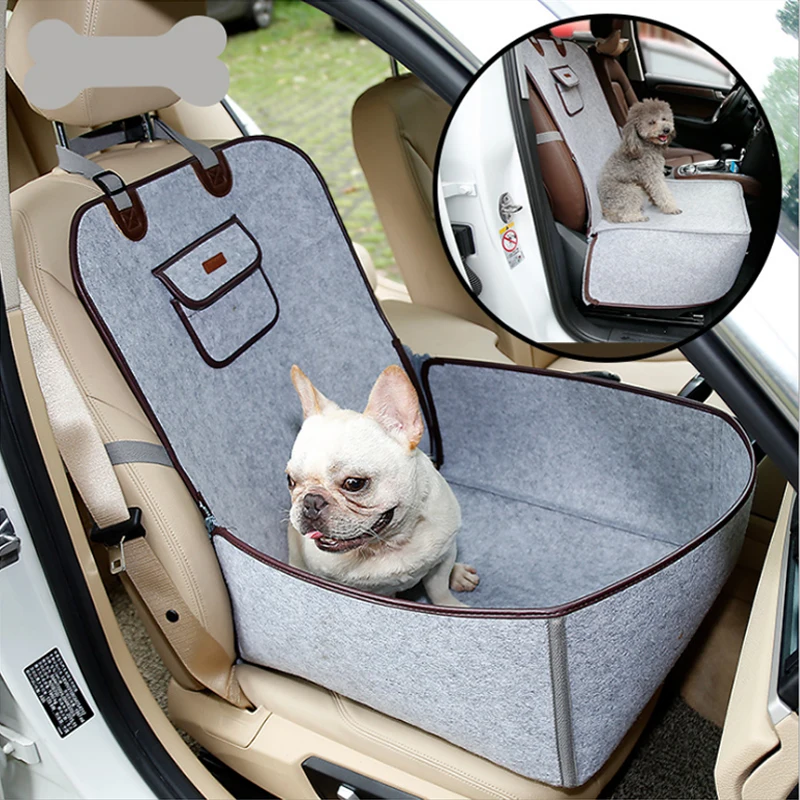 

Pet Car Seat Cover Waterproof Basket For Small Pet Supply Car Carrier Dog Cat Car Booster Outdoor Travel Car Seat Protector 35
