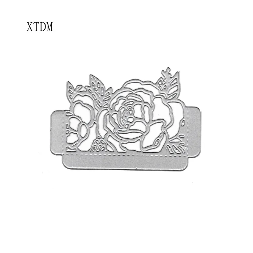  Die cutting die toy metal rose invitation crafts paper relief DIY embossed Christmas New Year Valen - 33026436635