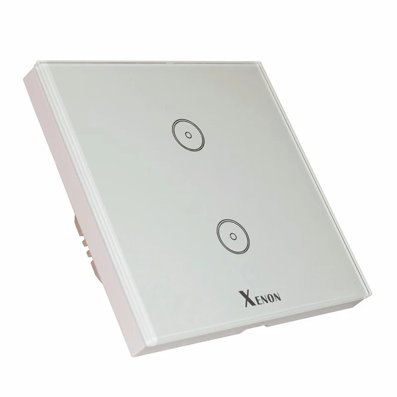 Xenon 2 gang Light Switch panel wall switch font b smart b font font b phone