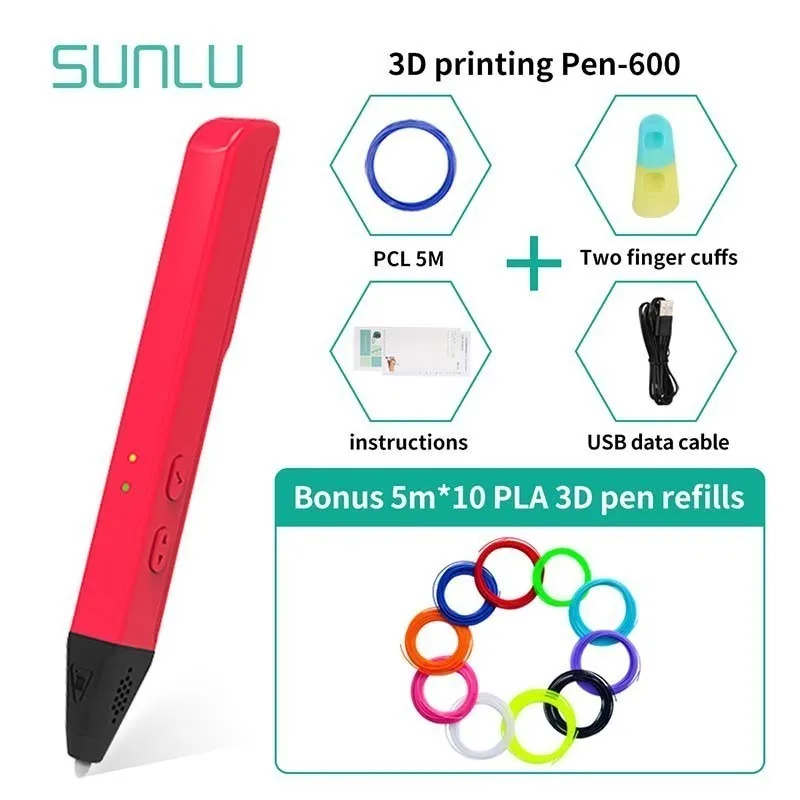 

Children Scribble 3D Printing Pen Lowest Temperature 3D Pen Avoid Burn Safety To Children DIY Explore Creation Free Shipping
