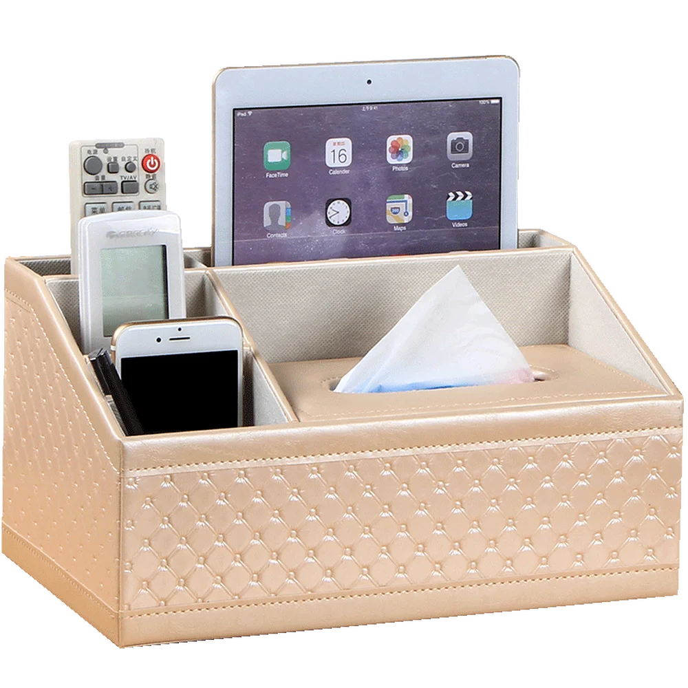 

Living room multi-function tissue box napkins tray desktop remote control storage box paper tray wx9201704