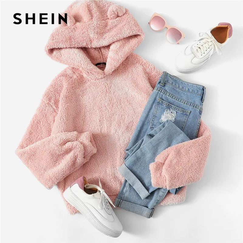 teddy hoodie with ears