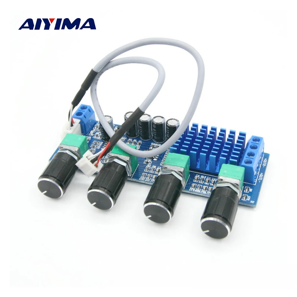 

Aiyima TPA3116D2 Audio Amplifier Board Amplificador 80W*2 Dual-channel High Power Digital Amplifier Tone Board OP AMP DC12-24V