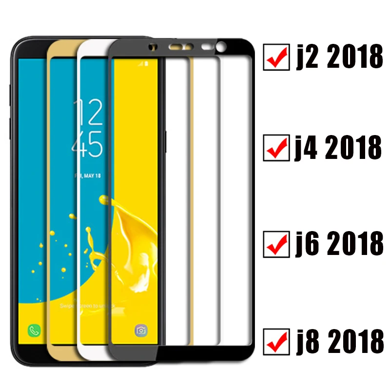 Защитное стекло для samsung j8 2018 galaxy j6 glas j4 j2 verre tremp защита экрана 9h|Защитные стёкла и