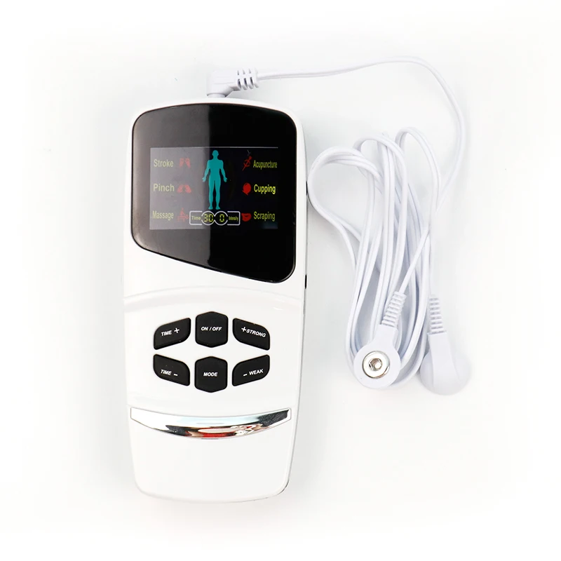 Smart LCD Voice 6 Modes Pulse Massager TENS Acupuncture EMS Muscle