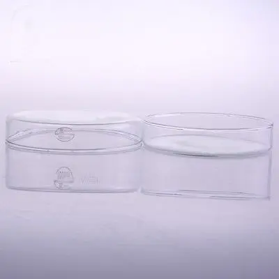 60 мм стекло многоразовые ткани Петри культуры тарелка с крышкой для химии лаборатории