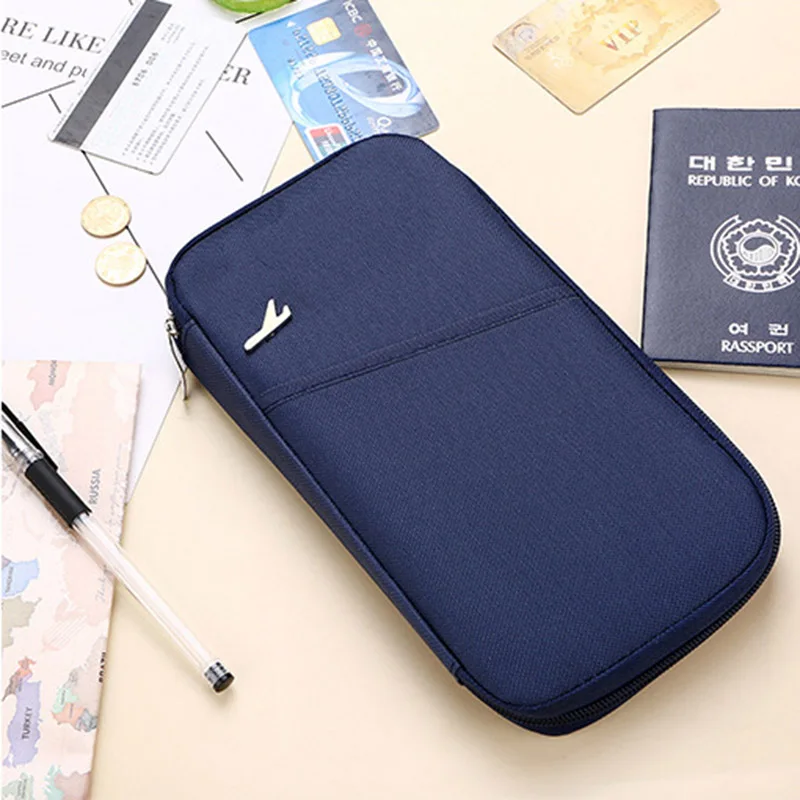 Passport Cover Travel Credit ID Card Holder Cover Money Wallet Document Organizer Men Women Multifunction Passport Bag PC0050 (3)