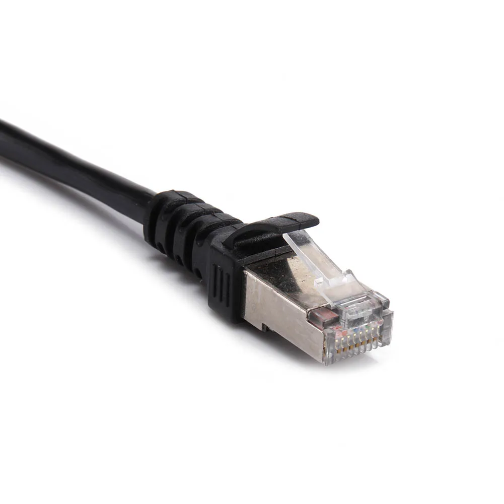 RJ45 Y Splitter Adapter Ethernet Cable 1 to 2 Ports Male Female Connector Cables UY8 | Электроника