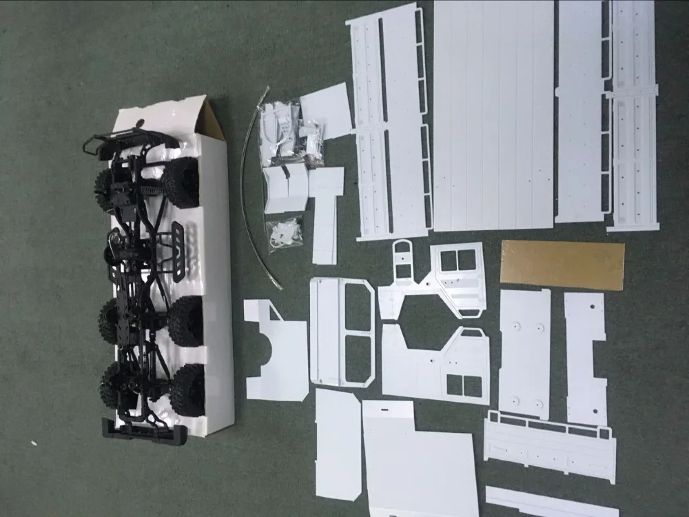 Неокрашенный корпус Scale rock cralwer 6x6 или 8x 8 10 x10 набор рамок может быть для CROSS RC RCW4D beast