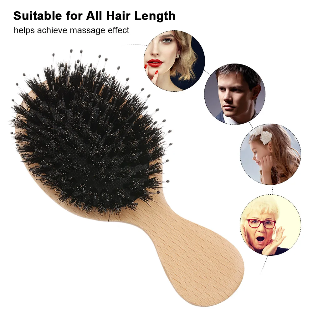 

Professional Wooden Hair Comb Scalp Massage Mini Hair Brush Anti-static Brushes Massage Comb Hair Styling Tool