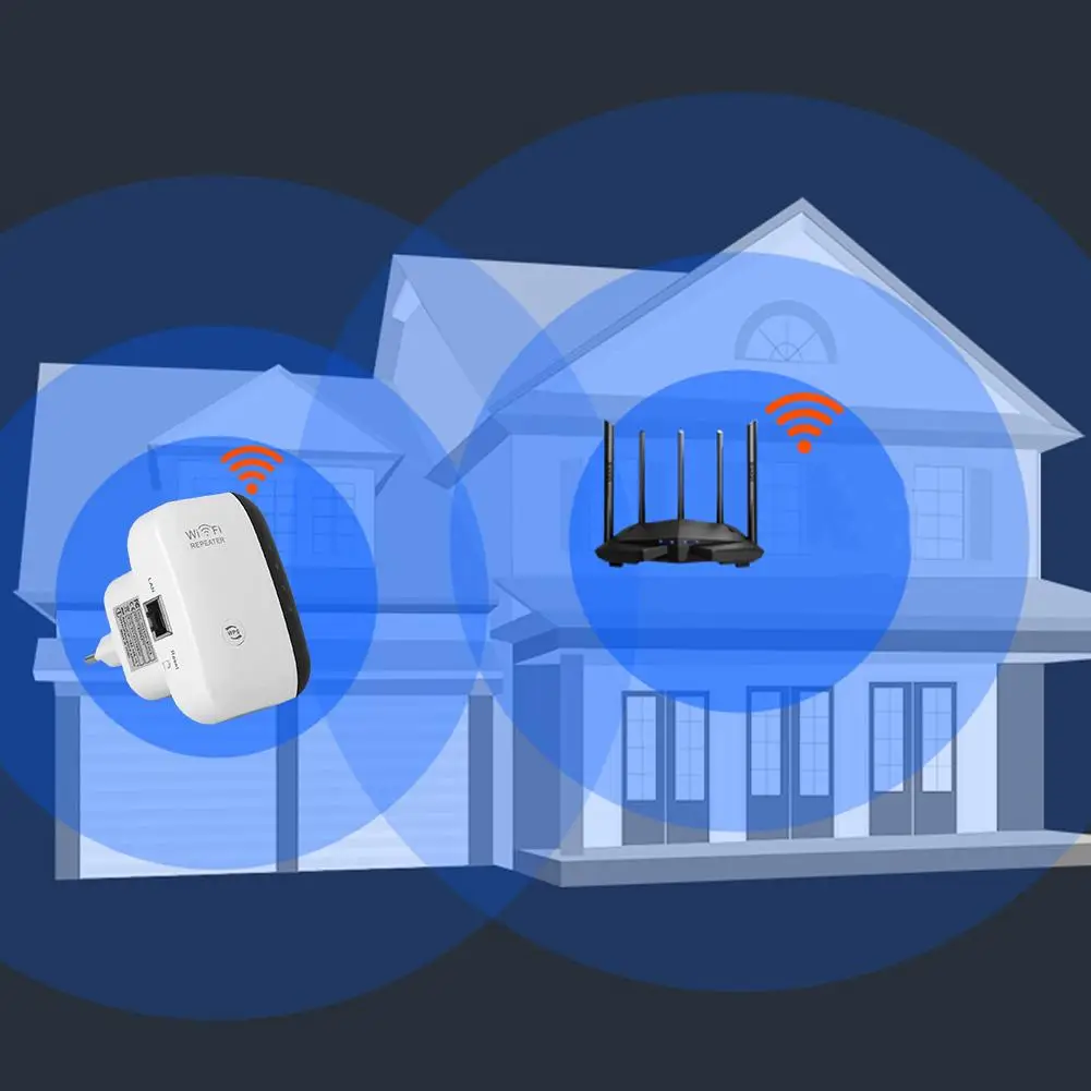 Горячая 2,4 ГГц WLAN 802,11 AP 300 Мбит/с беспроводной-N ретранслятор расширитель маршрутизатор 100-240 в ЕС разъем