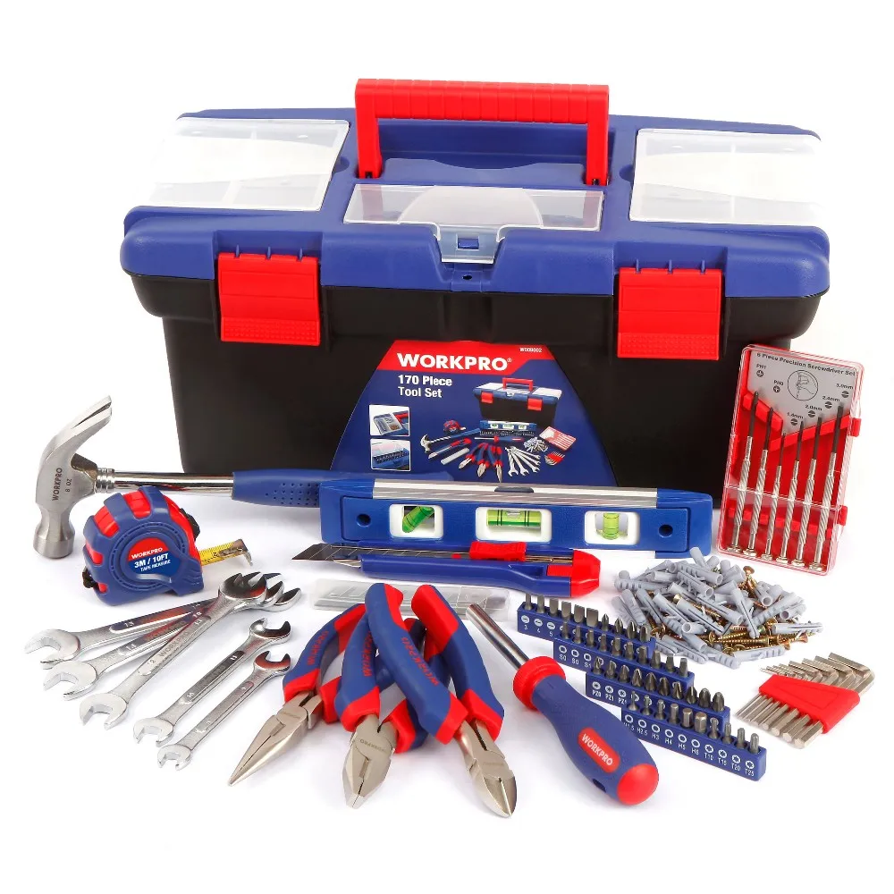 WORKPRO 170PC Household Tool Set