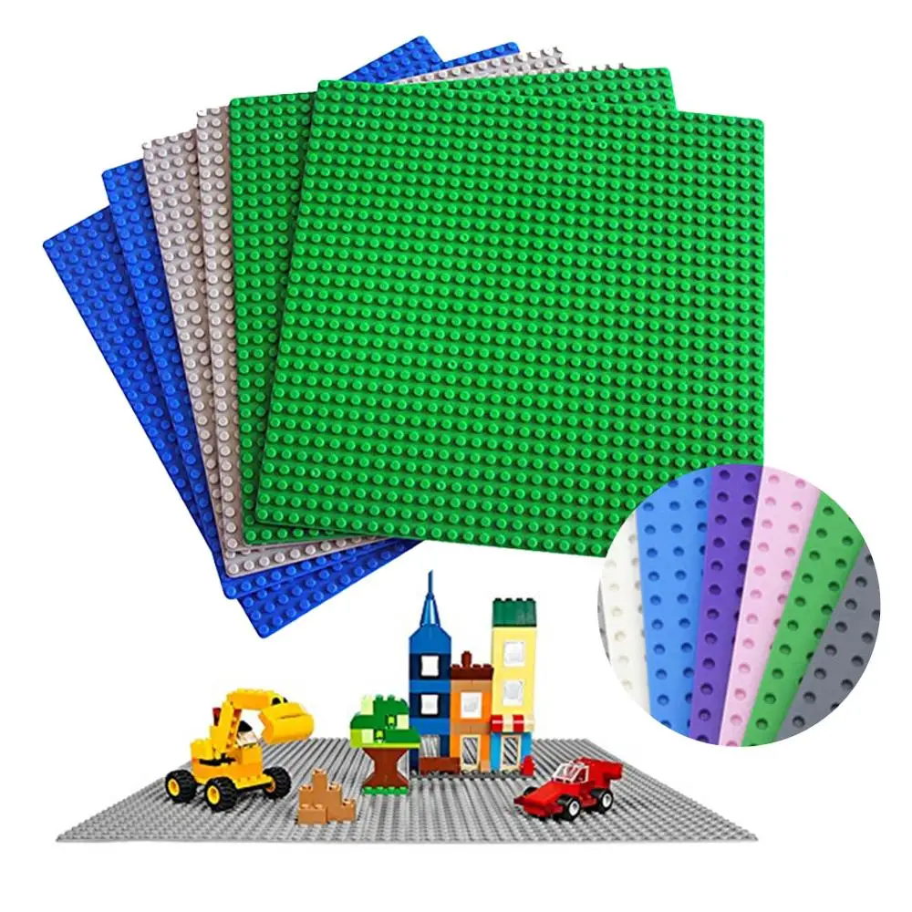 

Single Base Plate for small dots 16x16 32x32 brick Building Blocks Figures Compatible with small particles toys for children DIY