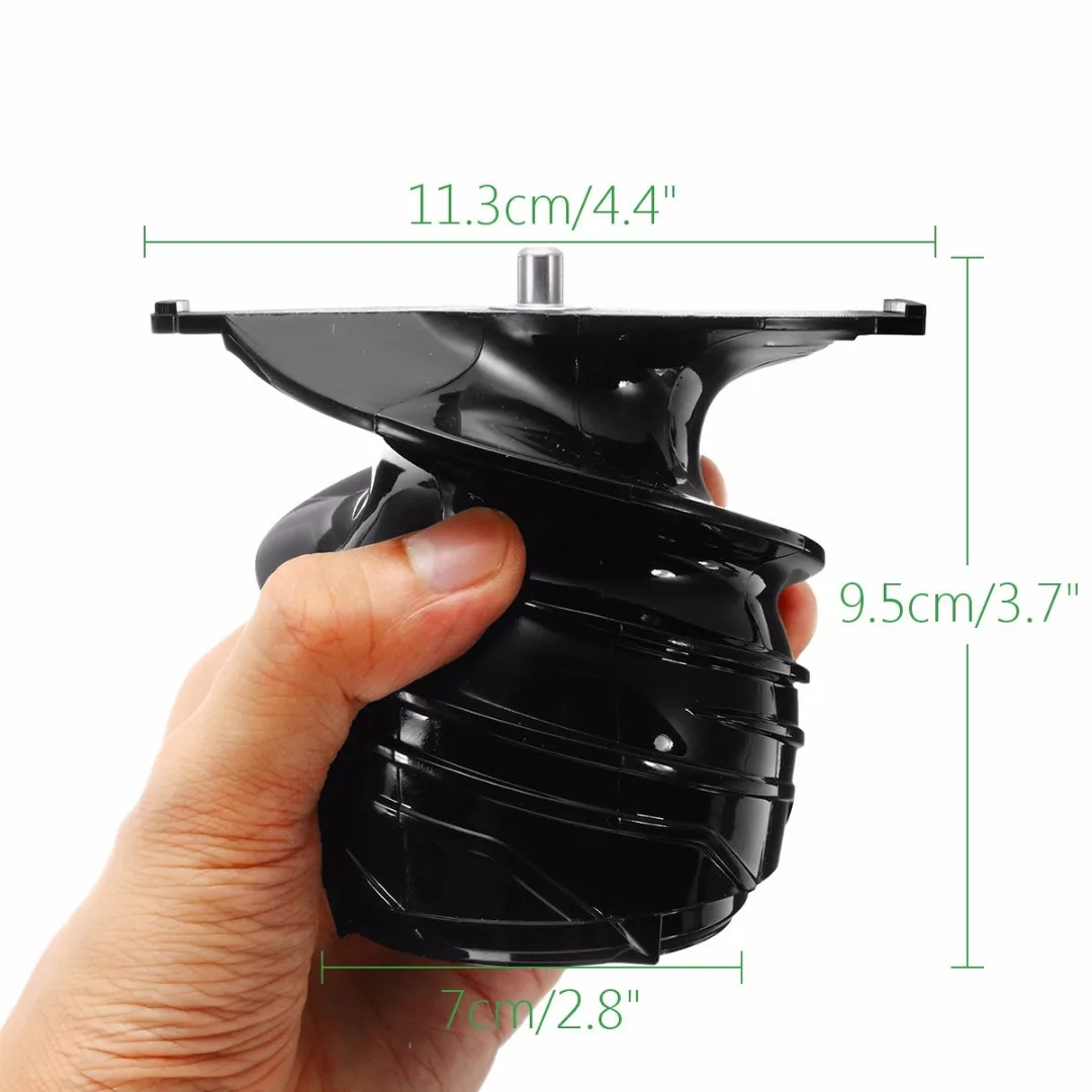 1pcs Auger Screw Propeller Slow Juicers Parts For HH-SBF11 Blender Replacement Black