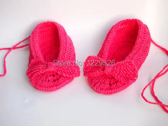 Вязание крючком младенца первые ходьбы обувь голубой цвет Мокасины 0-12 м 12 пар хлопчатобумажной пряжи на заказ хлопка детская обувь