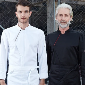 

New!Autumn Winter Bar Bakery Restaurant Kitchen Man Long Sleeve Chef Jacket,Food Service Chef Uniforms,Cook Master Clothing,G3