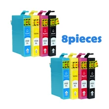 8 шт. совместимые картриджи для Epson T1931 T1932 T1933 T1934 для Epson рабочей силы WF-2521 WF-2531NF WF-2541 струйных принтеров