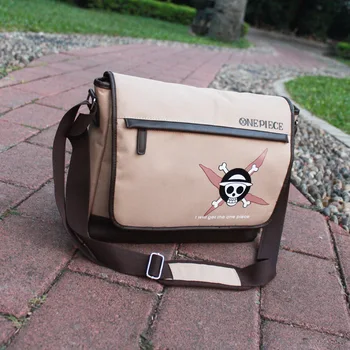 

Anime One Piece Cosplay 2017 new retro canvas shoulder Messenger bag men and women casual shoulder bag