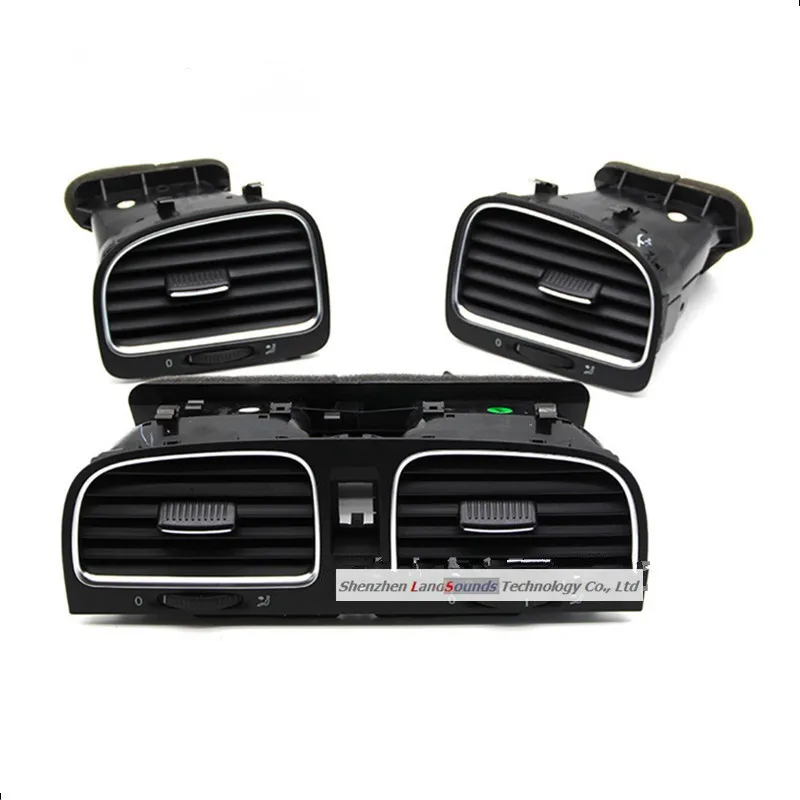 

OEM Chrome Air Conditioning Vents Outlet Air AC Vent Ventilation for VW Golf 6 MK6