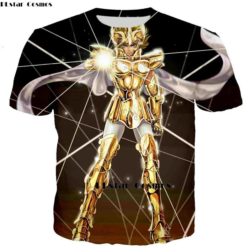 Cloth Myth Glod Saint Seiya print t shirt (3)