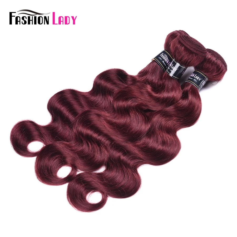 Fashion Lady Pre-Colored 3pcs Red 99j Mahogany Body Wave Mongolian Hair Bundles With Free Part Lace Closure Non-Remy Fashion Lady Pre-Colored 3pcs Red 99j Mahogany Body Wave Mongolian Hair Bundles With Free Part Lace Closure Non-Remy