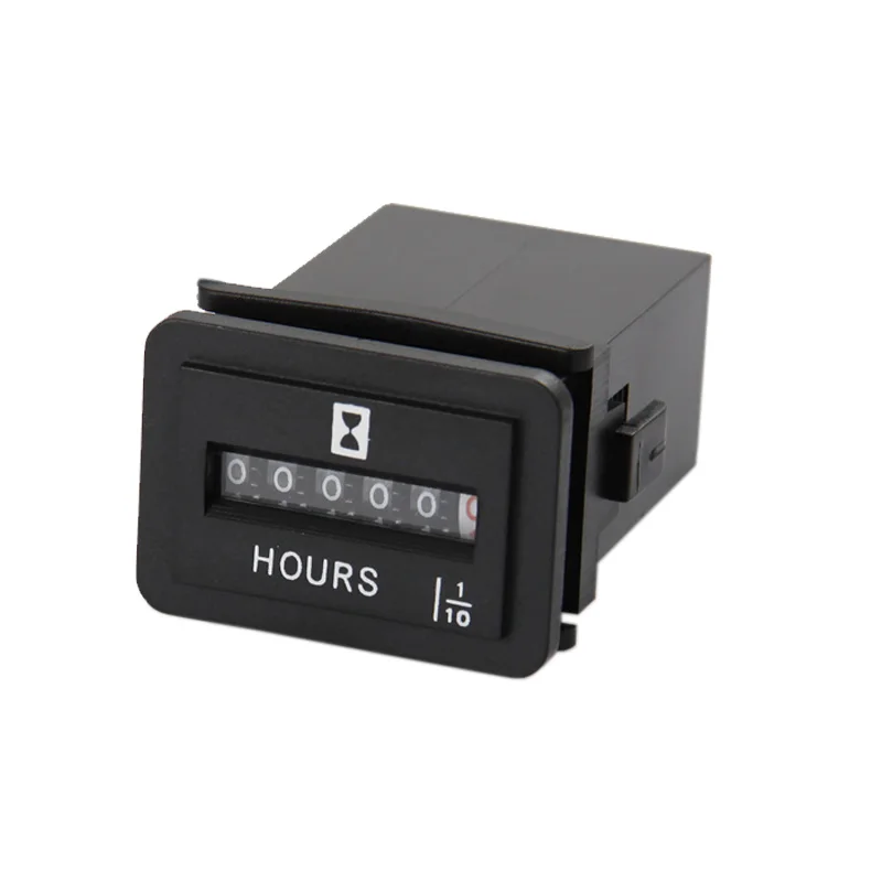 DC 6 50V Digital Mechanical Hour Meter RL HM001 For Generators Motors Diesel Engine Free shipping