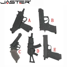 JASTER Cool ak47gun модель usb флеш-накопитель usb 2,0 пистолет Флешка 8 ГБ 16 ГБ 32 ГБ 64 Гб карта памяти флешки подарки