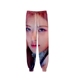Новый альбом Blackpink принт 3D kpop Basic BTS Популярные уличные Высокое качество модные повседневное узкие брюки дышащий для женщин/для мужчин