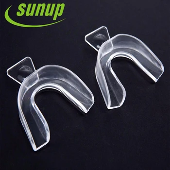 

2pcs Dental Teeth Whitening Silicone Mouth Tray for Teeth Clenching &Bleaching Mouth Tray FAST SHIPPING