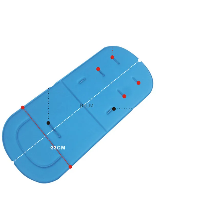 Новинка, удобная детская коляска, подушка, четыре сезона, общая мягкая подушка седла, детский коврик для коляски, детская подушка для коляски 0-27 м