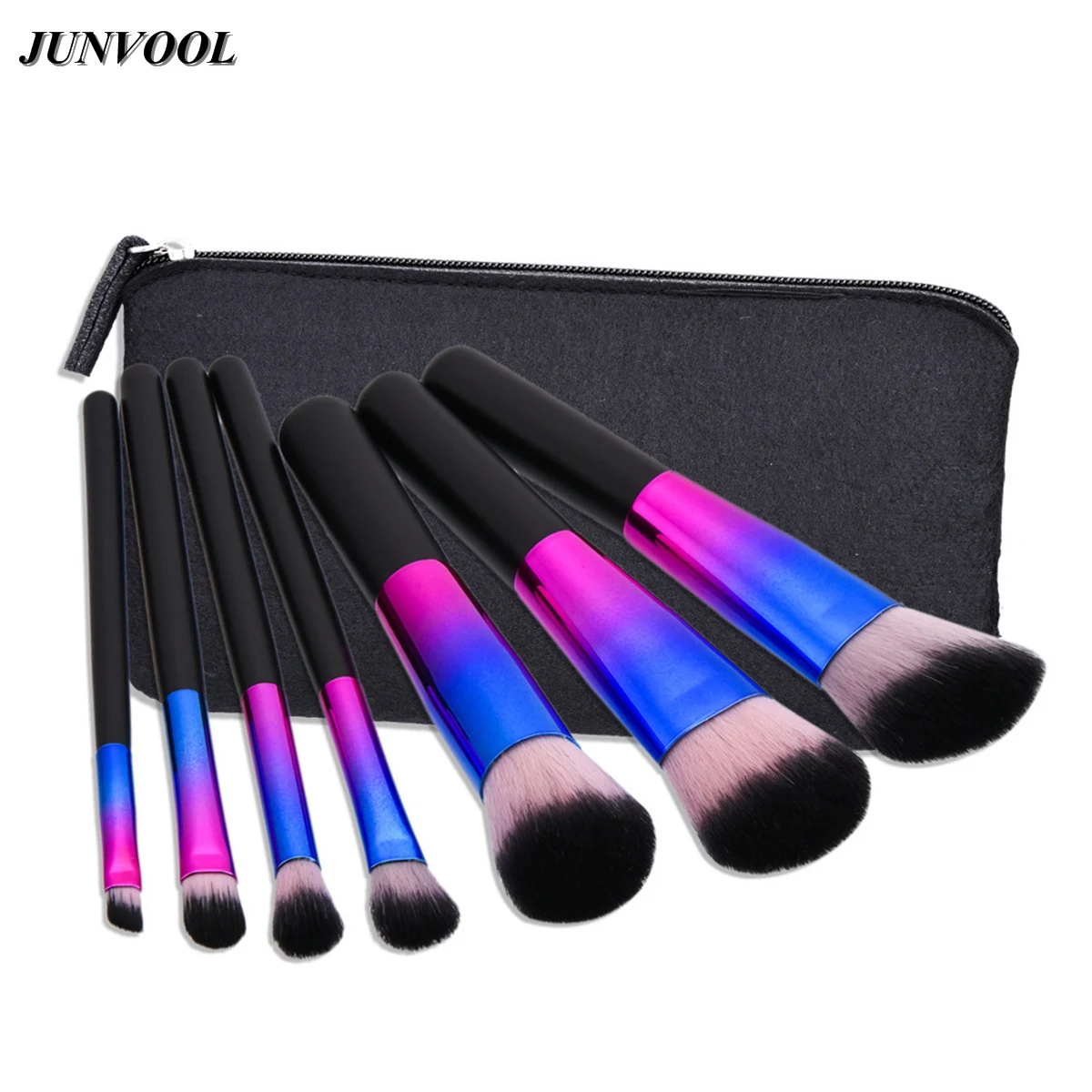 Buy 7pc Makeup Brush Set Dazzle Glitter New Colorful