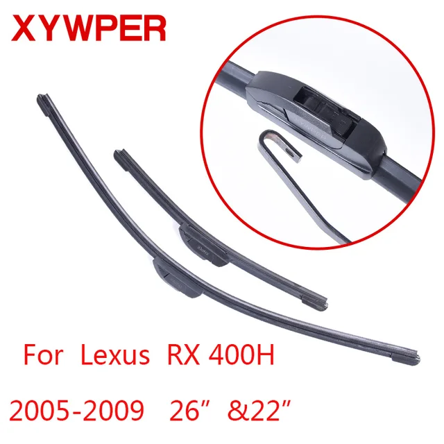 XYWPER Car wiper Blades for Lexus RX 400H 2005 2006 2007 2008 2009 26