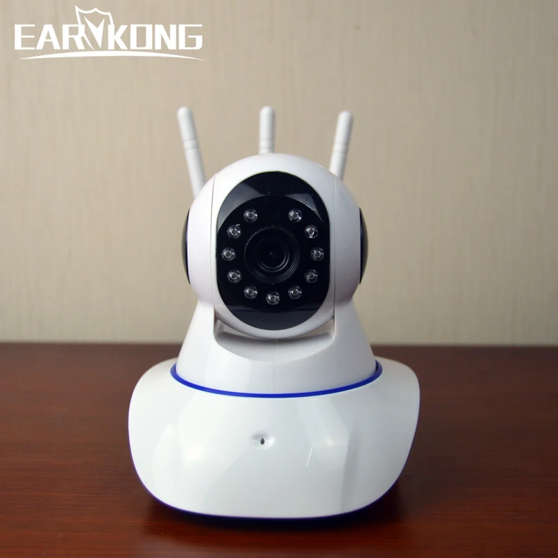 Продажа Новая IP камера Wifi беспроводная безопасность 720P сигнализация камера качающаяся головка Поддержка Android IOS приложение 2 года гарантии для PG103 W2B...