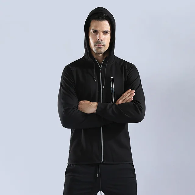 Buy Men Running Jacket Sports Fitness Long Sleeves