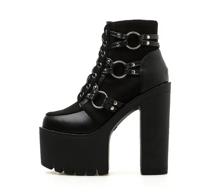 very black ankle boots