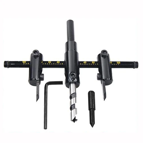 Pro 30mm 120mm Handy Adjustable Metal Circle Hole Saw Drill Bit Cutter