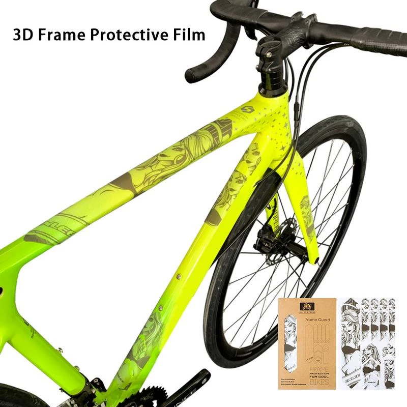 ENLEE Bike Aufkleber für Rahmen Schutzband Fahrrad Mountainbike Schutzaufkleber Set High Impact Frame Guard Extra ENLEE Bike Aufkleber für Rahmen Schutzband Fahrrad Mountainbike Schutzaufkleber Set High Impact Frame Guard Extra