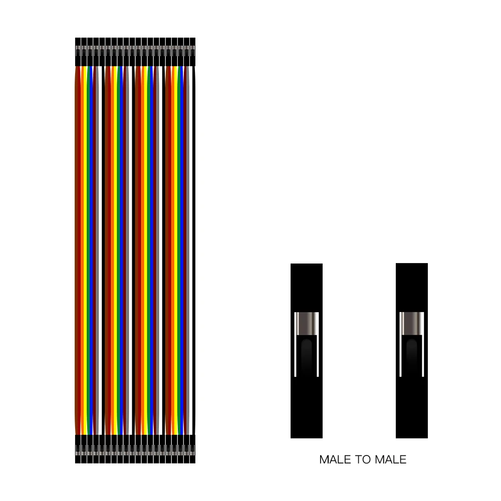 

30cm female to female dupont cable jumper wire dupont line dupont line 1P 40pin diameter 2.54mm