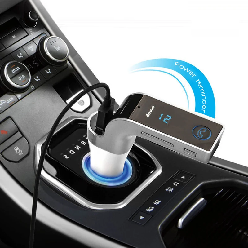 ANLUD Многофункциональный 4 в 1 автомобиль G7 Bluetooth FM передатчик USB флэш накопители TF