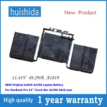 

11,41V 49.2Wh A1819 New original Laptop battery for Apple MacBook Pro 13 ''A1706 (2016 year) 4314mAh series